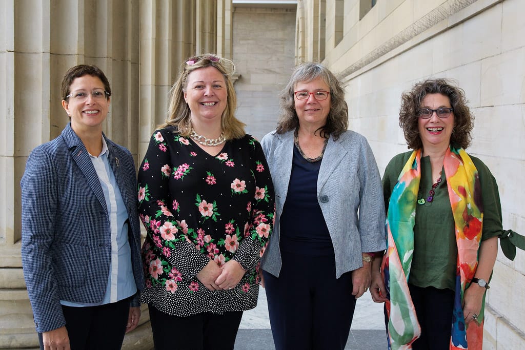 The four chief investigators on the FiCTION trial: (l-r) Professors Nicola Innes, Gail Douglas, Anne Maguire and Jan Clarkson